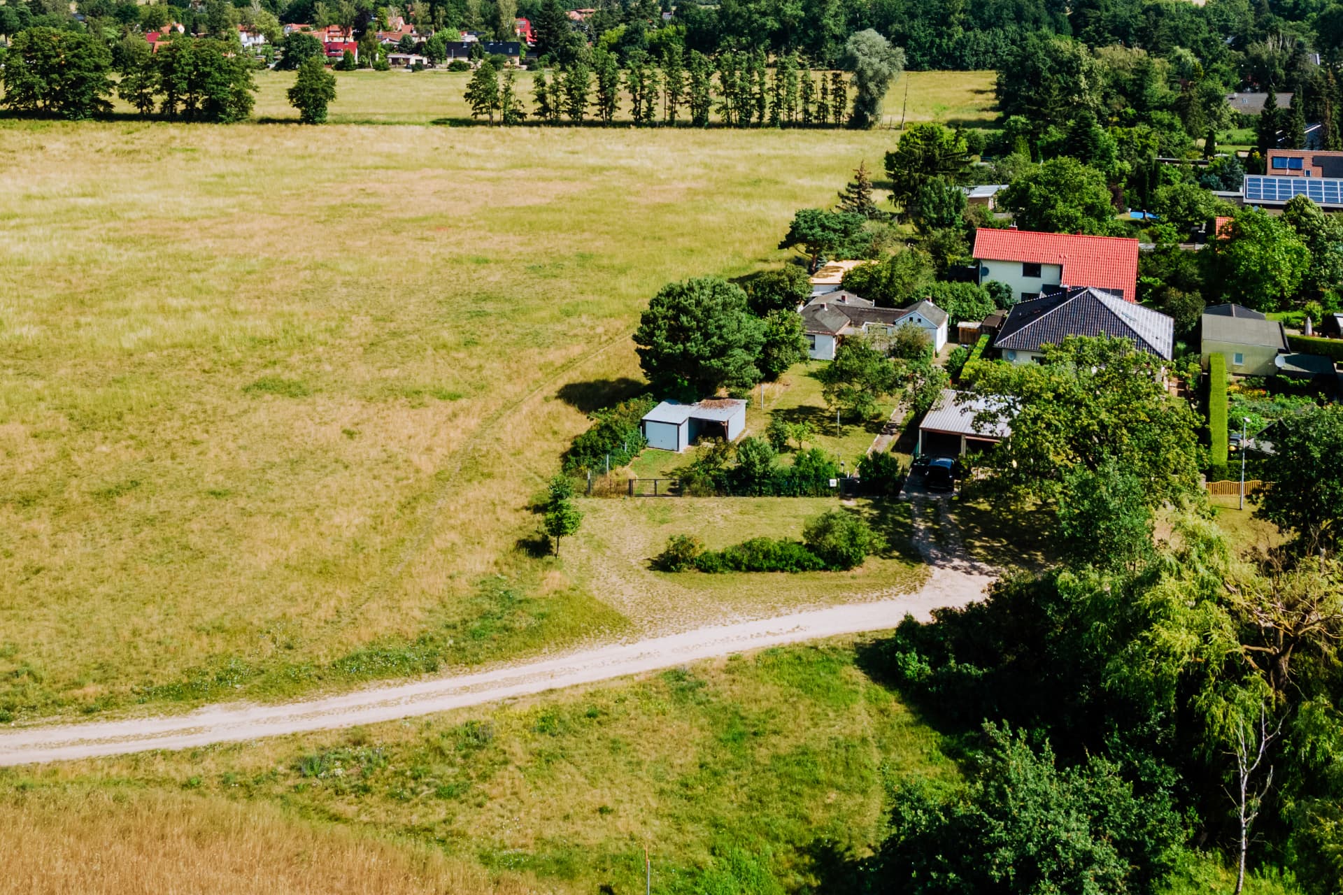 Baugrundstück am Feldrand in Schöneiche bei Berlin
